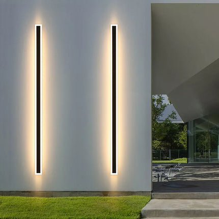 Modern LED Wall Light Sconce Waterproof Outdoor Lamp Exterior Lights Long Strip 19W 80CM Warm White