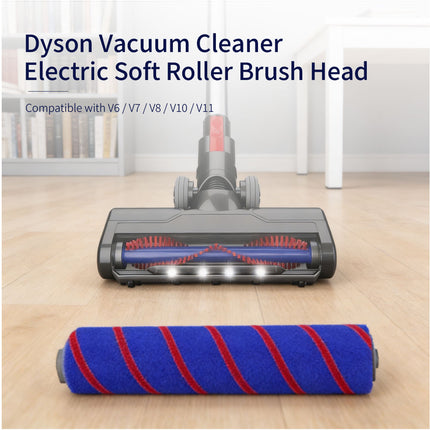 Cordless Vacuum Soft Roller Brush Replacement Head for Dyson V7 V8 V10 V11