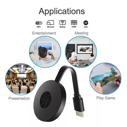 For Chromecast Google Wireless HDMI-Compatible HD Display Media Streaming Video