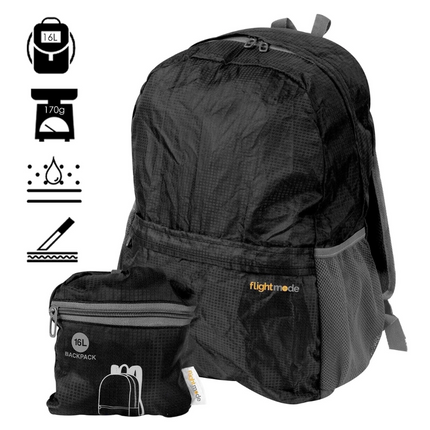 2* Travel Foldable Backpack Lightweight Shoulder Foldaway Luggage Bags Gym Sports