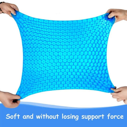 2Pcs Double Layer Honeycomb Seat Comfort Support Cushion Flex Back Spine Pain Relief