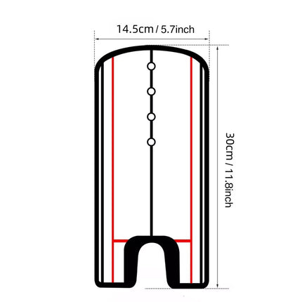3Pcs Golf Putting Alignment Mirror Portable Practice Putting Trainer Aid