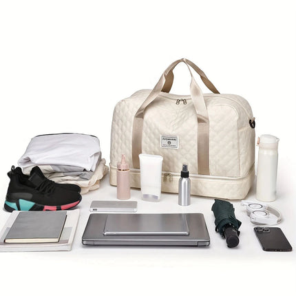 Foldable Travel Bag- Unisex Lightweight Large Capacity Folding Duffel Travel Bag