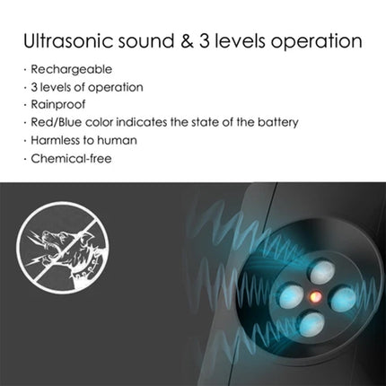 Outdoor Anti Bark Device Ultrasonic Dog Barking Control Stop Repeller Trainer
