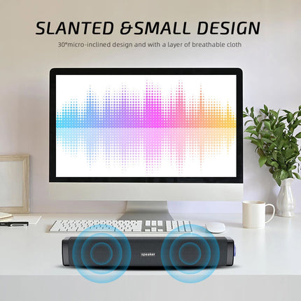 Wired PC Computer Speakers Stereo Speaker USB Powered for Desktop PC Laptop
