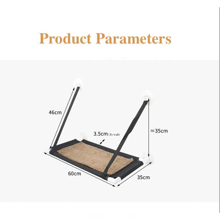 Cat Bed Window Hammock Perch Cushion Hanging Shelf Seat Pet Up to 10kg