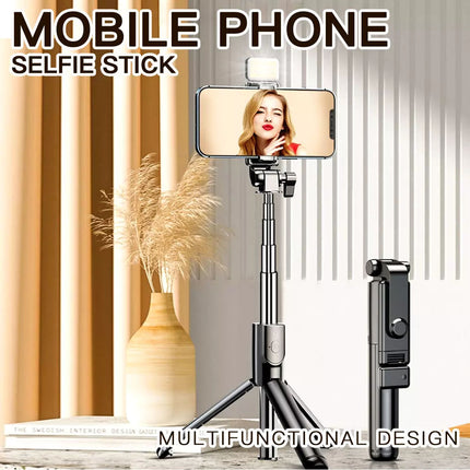 Bluetooth Selfie Stick Tripod Wireless Rotating Remote For iPhone Mobile Phone