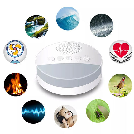 White Noise Sound Machine Sleep Therapy Relaxation Nature Sounds