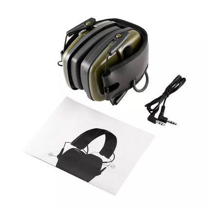 Electronic Ear Defenders Impact Sport Shooting Earmuffs Protection wi Bag