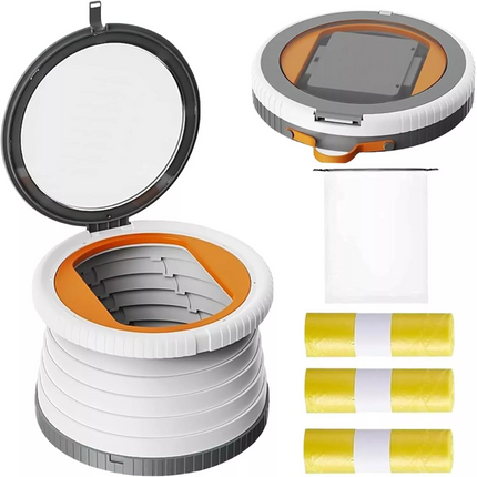 Potty Training Toilet Seat for Toddlers Baby Friendly Portable Travel Foldable