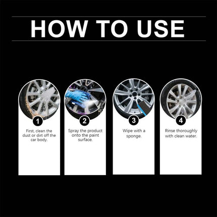 1Sets Iron Rust & Dust Remover Spray, Fast-Acting Metal Surface, Car Rust Remover
