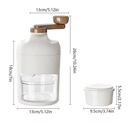 Ice Shaver Crusher Shredding Snow Cone Maker Machine Create Drink Tool