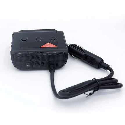 3 Way 12V 24V Multi Socket Car Cigarette Lighter Splitter USB Charger Adapter