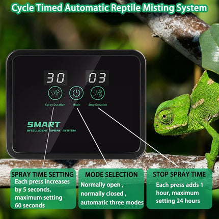 Reptile Fogger Automatic Reptile Mister Fogger For Terrarium Humidifiers & Timer