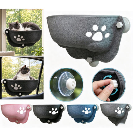 Cat Window Hammock With Strong Suction Cups Pet Kitty Hanging Sleeping Bed NEW