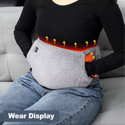 USB Electric Heating Menstrual Heat Pad Belt For Period Pain Relief Cramps Waist