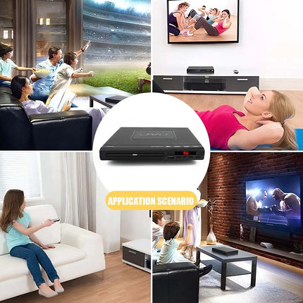 HD DVD Player Movie Composite Video USB Multi Region AVI With Remote and Cable