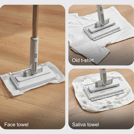 360° Rotation Mini Mop Automatic Cloth Changing Lazy Floor Cleaning Mop for Household