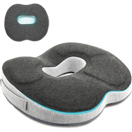 Cushion Seat Pillow Orthopaedic Coccyx Back Pain Relief Memory Foam Office Chair