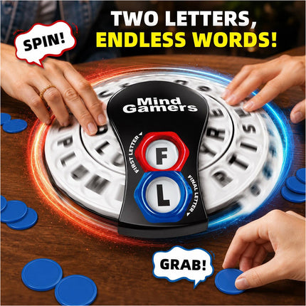 Word Game Family Board Game Fun Fast-Paced Puzzle Game Xmas Gift