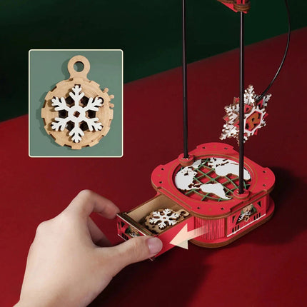 Santa on Skis Pendulum Balance Toy 3D Puzzle Model Building Kits Toys