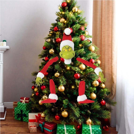 Grinch Arm Leg Head Ornaments Holder Christmas Tree Decorations Xmas Party Gifts