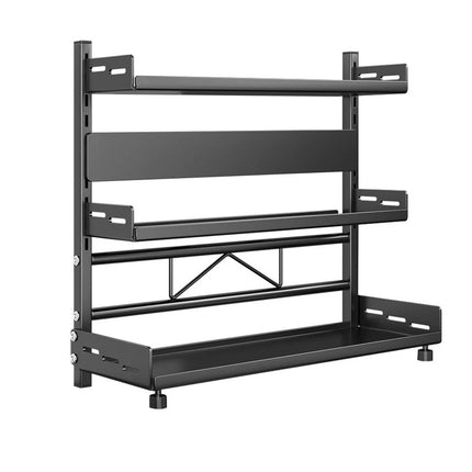 3 Tiers Kitchen Organiser Spice Rack Jar Shelves Storage Seasoning Stand Shelf