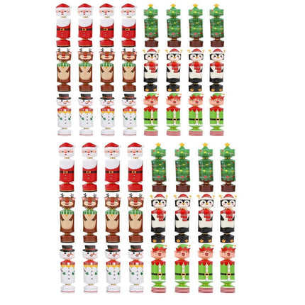 48Pack Christmas Bon Bon Set Xmas Holly Berries Luxury Premium Crackers Gift Toy