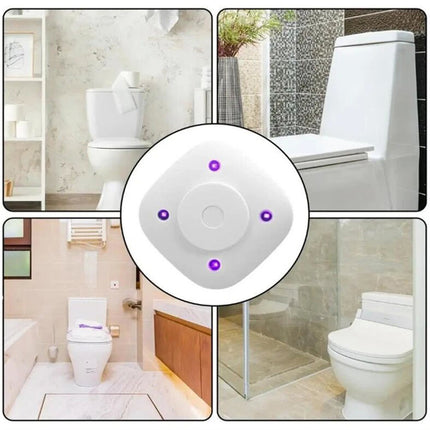 Sensor Activated UV Sterilisation USB Rechargeable Toilet Seat Light Fixture