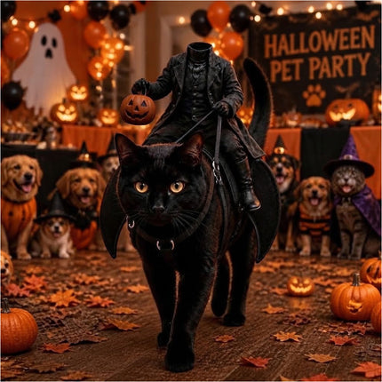 3D Halloween Pet Costume Creative Cat Saddle Costume Pet Clothes