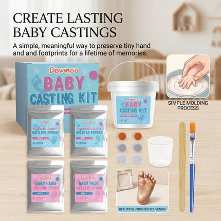 Hands and Feet Keepsake Mould Kit, 3D Memory Craft Souvenir Set
