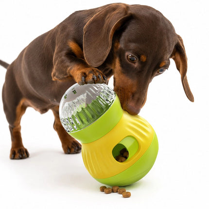 Pet Dog Cat Treat Food Dispenser Toy Slow Feeder Puzzle Interactive Ball Toy AU