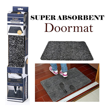 Super Absorbent Doormat Clean Step Mat Microfibre Non-Slip Absorbs Mud Water Pet