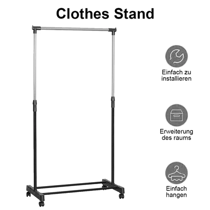 Heavy Duty Clothes Rail Rack Hanging Garment Display Stand Shoe Storage Shelf