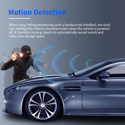 1080P Car Dash Camera Video DVR Recorder Front and Rear Night Vision Dual Cam