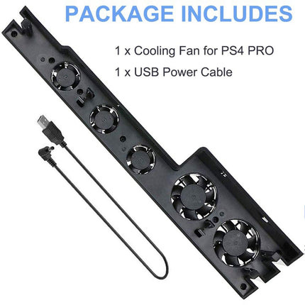 External Turbo Cooling Fan for Playstation  PS4 Pro Game Console