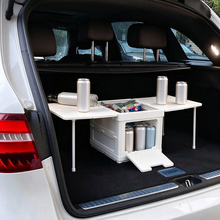 Collapsible Picnic Table Storage Box Portable Outdoor Camping BBQ