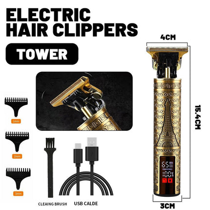 Men Portable Electric Hair Trimmer Clippers Beard Shaver Cutting Cordless