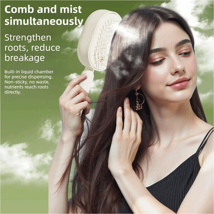 Electric Spray Air Cushion  Comb Self-Cleaning Anti-Tangle Electric Brush