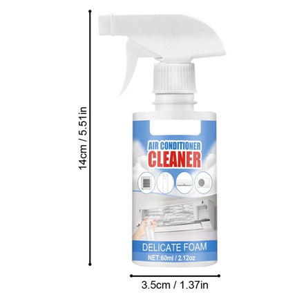 3PCS 60ml Air Conditioner Foaming Cleaner Air Con Coil Foam Cleaning Sprays