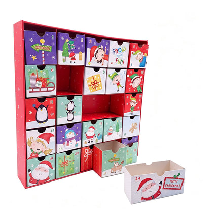 Christmas Advent Calendar Countdown DIY Making Kit Santa Elf Holiday Decor