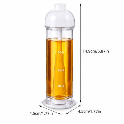 100ML Down-Spray Oil Bottle,Precision Cooking Oil Sprayer, Even Spray,Less Waste