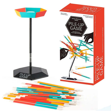 Stacking Stick Game Balance Stacking Interactive Colorful Stick Pile Game