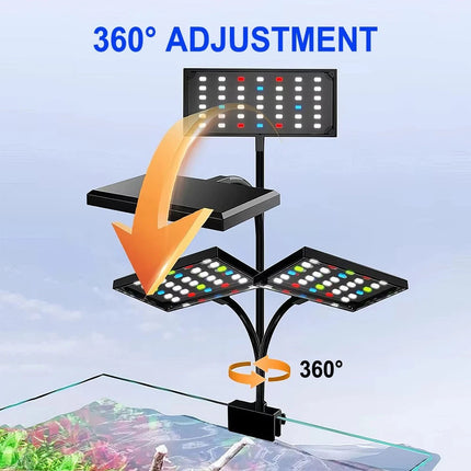 Aquarium Light Clip-On LED Lighting Full Spectrum Aqua Plant Fish Tank Bar Lamp