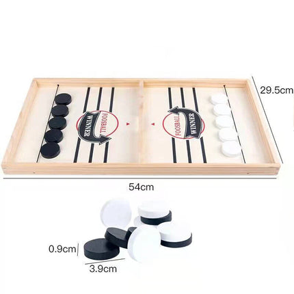 Large Sling Puck Paced SlingPuck Winner Board Game Family Games Toy Hockey Funny