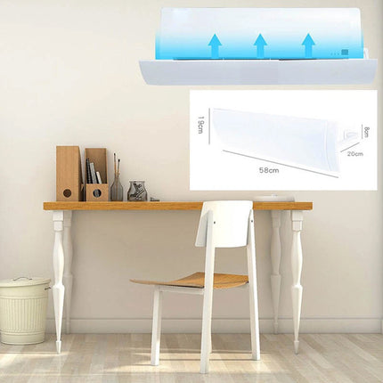 Retractable Air Conditioner Wind Shield Anti Direct Blowing Deflector Cover