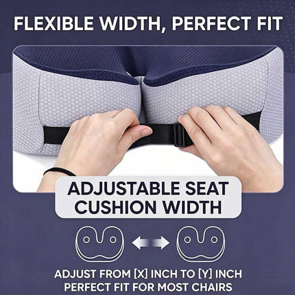 Memory Foam Seat Cushion Ergonomic For Office Chair Wheelchair Seat Pad Home