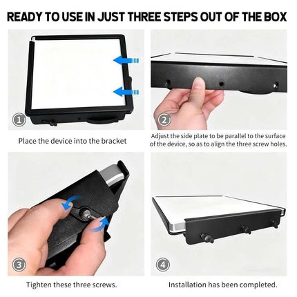 For Starlink Mini Roof Mount Mini Magnetic Roof Mount RV Roof Carbon Steel Waterproof Anti Rust