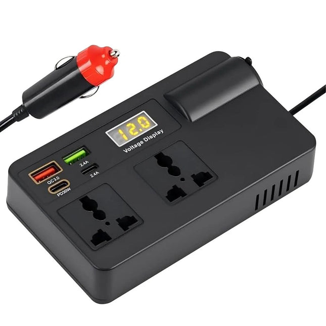 Car Power Inverter 12V to 240V Converter 200W With 4USB Phone Charger 200W