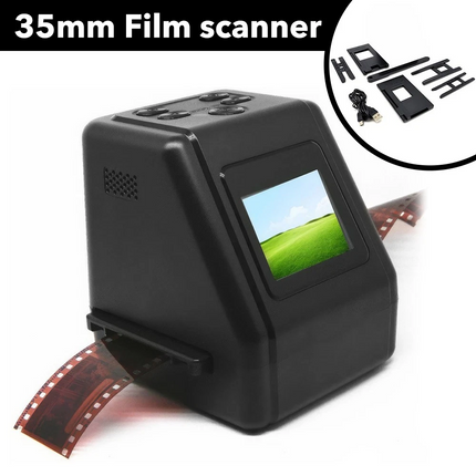 Film Scanner 35mm 110 Slide Negative Converter Photo Digital Image Viewer 2" LCD